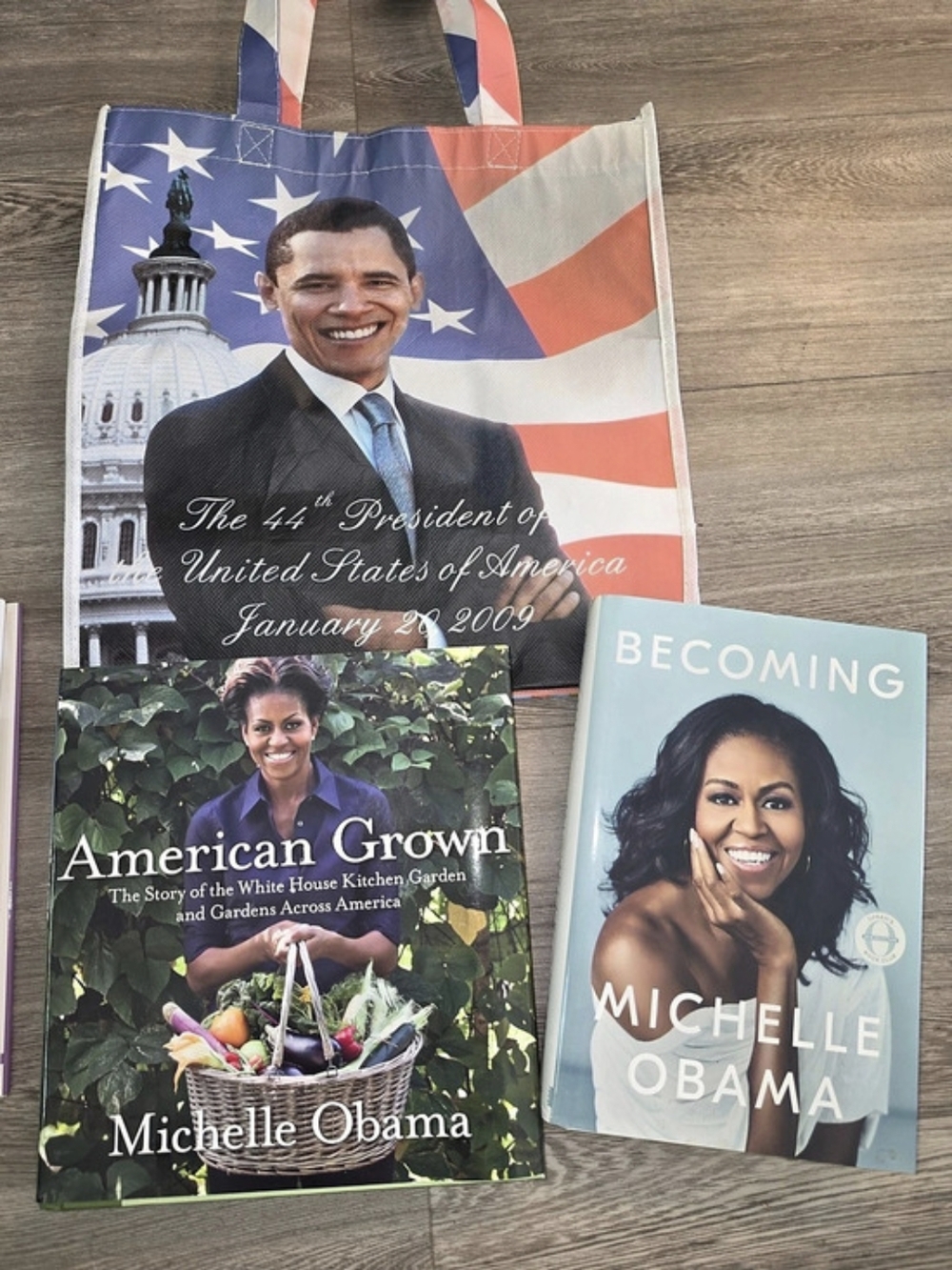 Obama Books & Tote Set